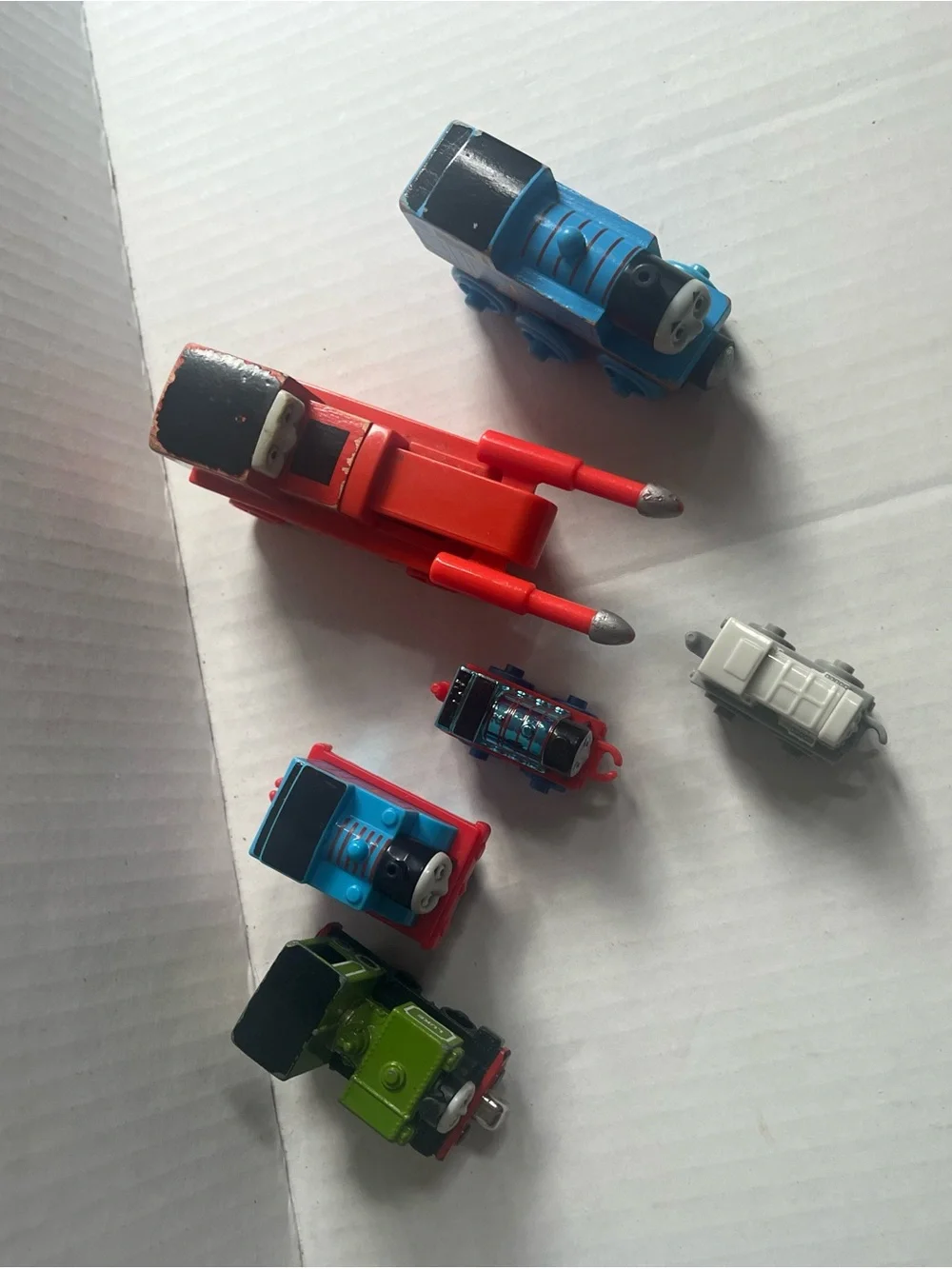 Thomas & Friends Mini Engines Set - Blue, Green, Red, White